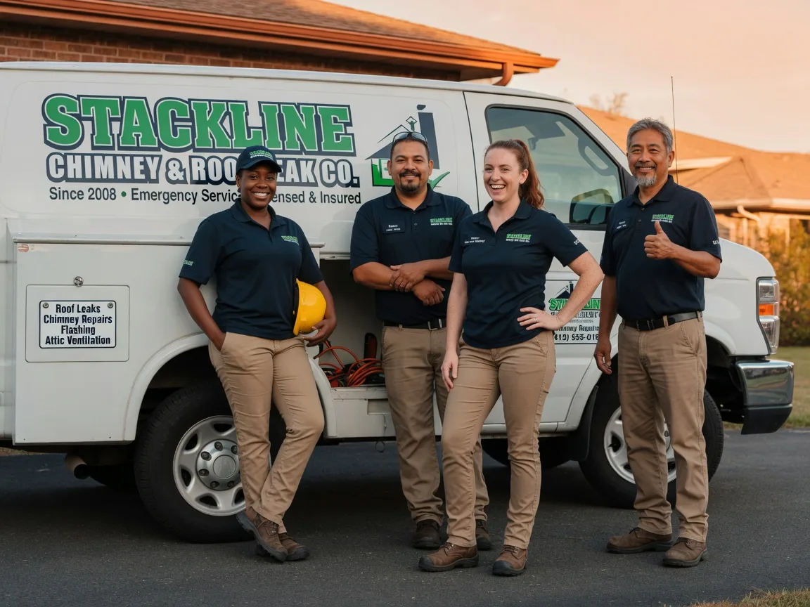Chimney flashing repair company in West Mansfield, OH